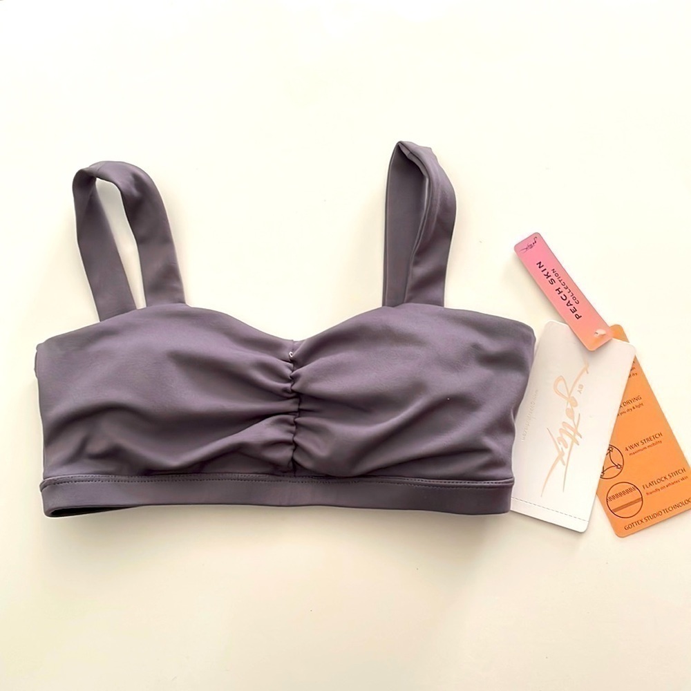 Women’s Sports Bra Size Small X by GOTTEX Gray Women NWT